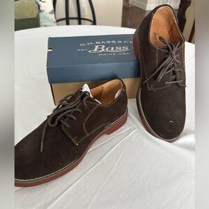 Brown Suede Bass Shoes 👞